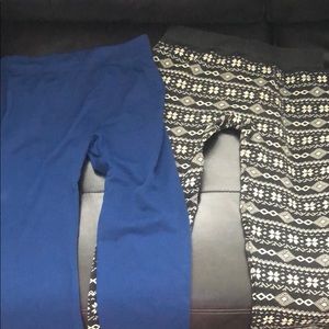Fleece lined leggings